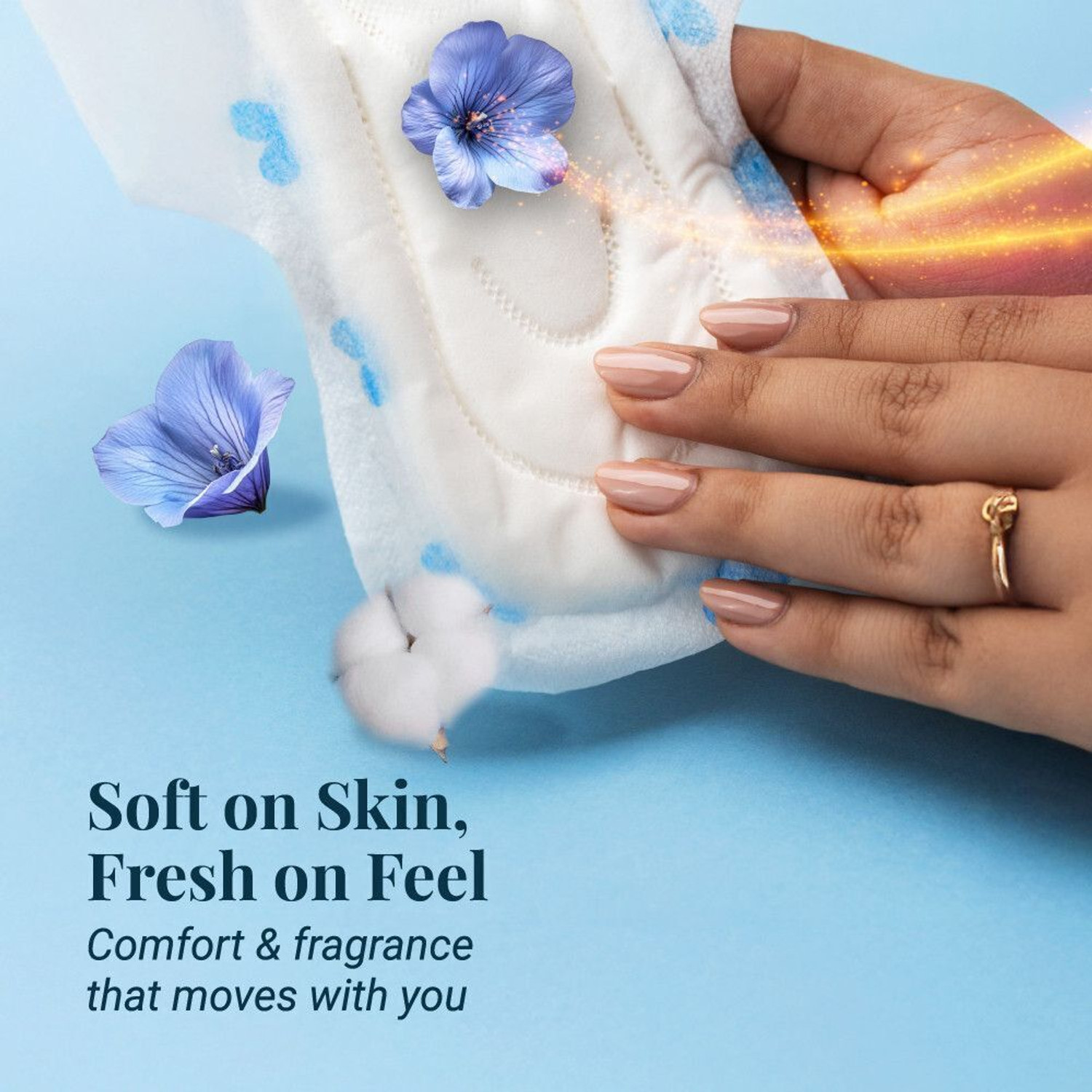 Image of niine Dry Comfort and Naturally Soft Combo of 2|Xtra Large |Anti Leak Flow Channel Sanitary Pad