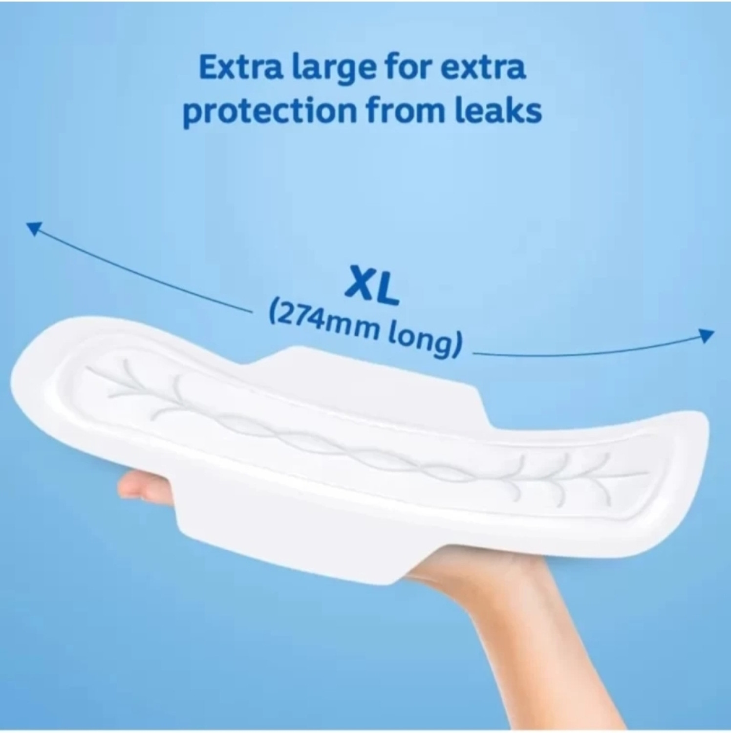 Image of STAYFREE Secure Cottony Extra Large XL 40 pad Sanitary Pad
