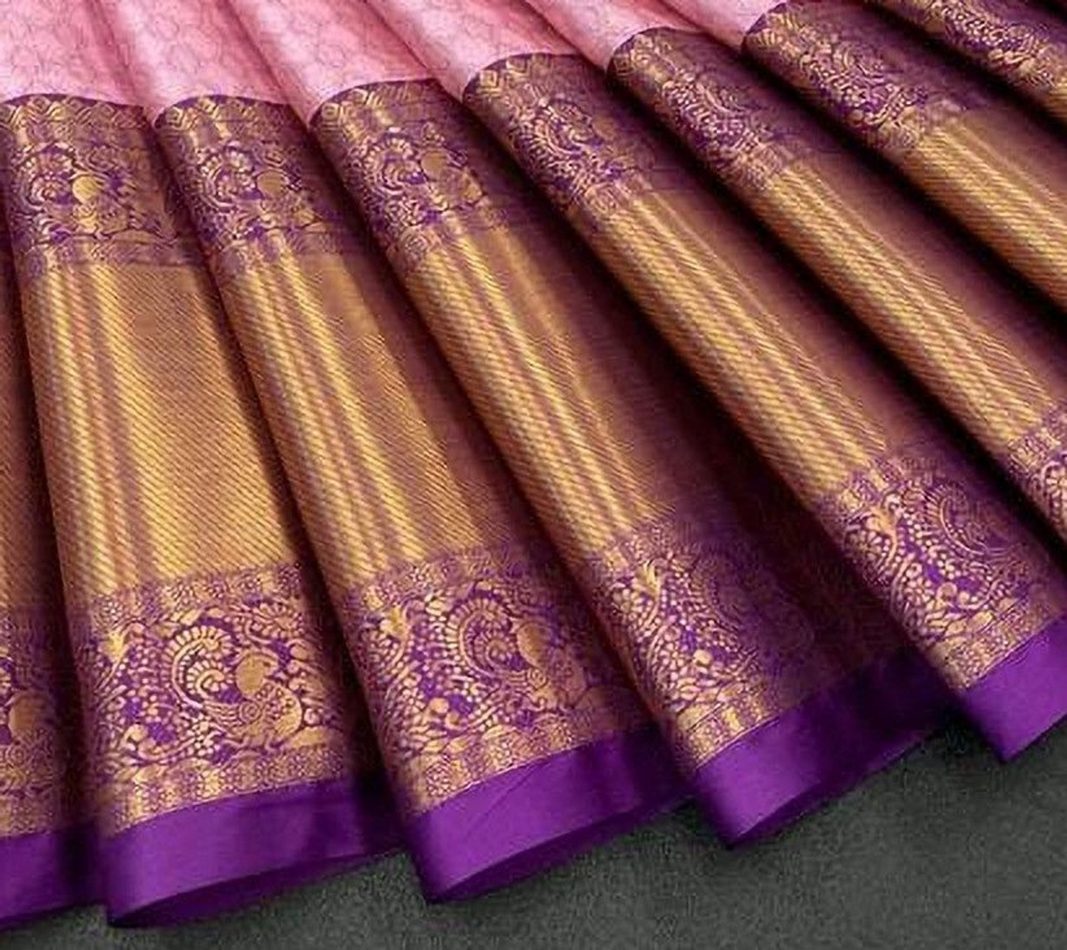 Image of KanjiQueen Woven Narayanpet Pure Silk, Cotton Silk Saree