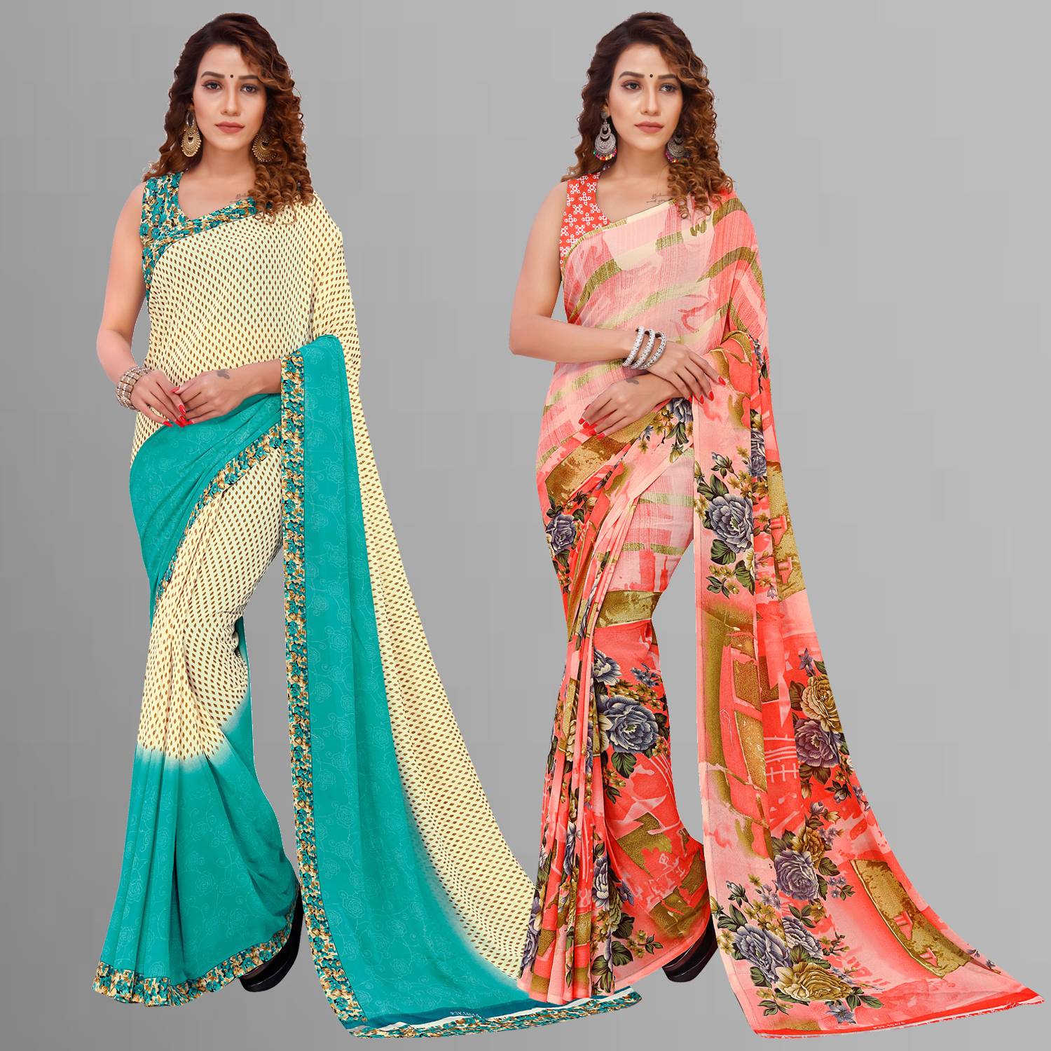 Anand Sarees Paisley Daily Wear Georgette Saree