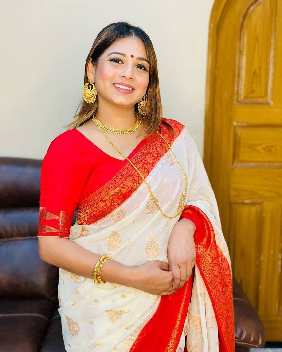 Kanjivaram Pure Silk Printed Blouse Material