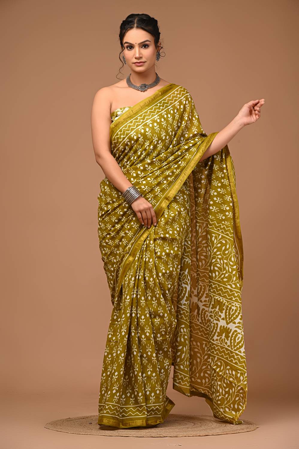 LOVWEAR Printed, Blocked Printed, Self Design, Hand Painted Ikkat