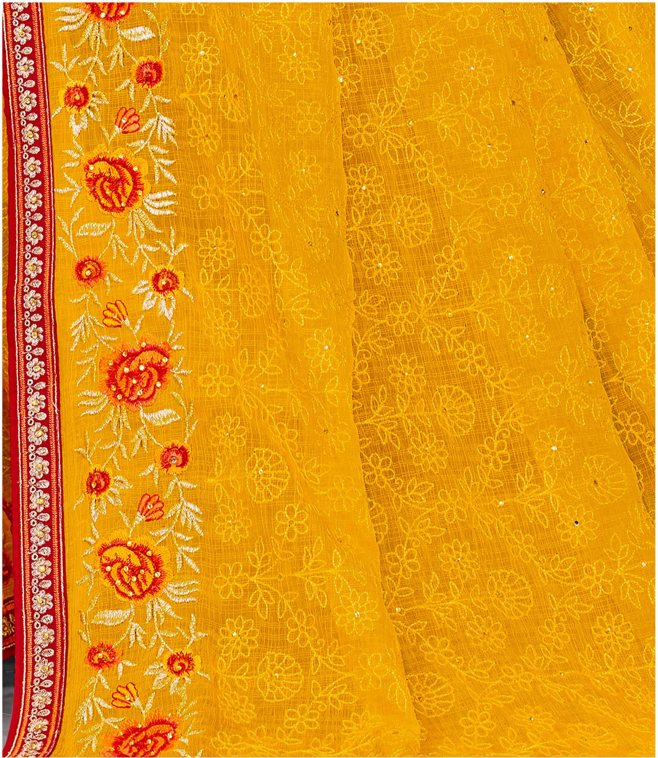 Image of Laxmipati sarees Embroidered Bollywood Silk Blend Saree