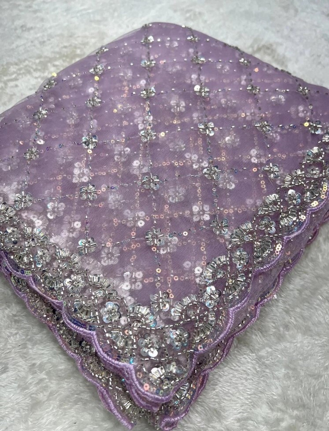Image of AVIRAT DESIGNER STUDIO Embellished Banarasi Georgette Saree
