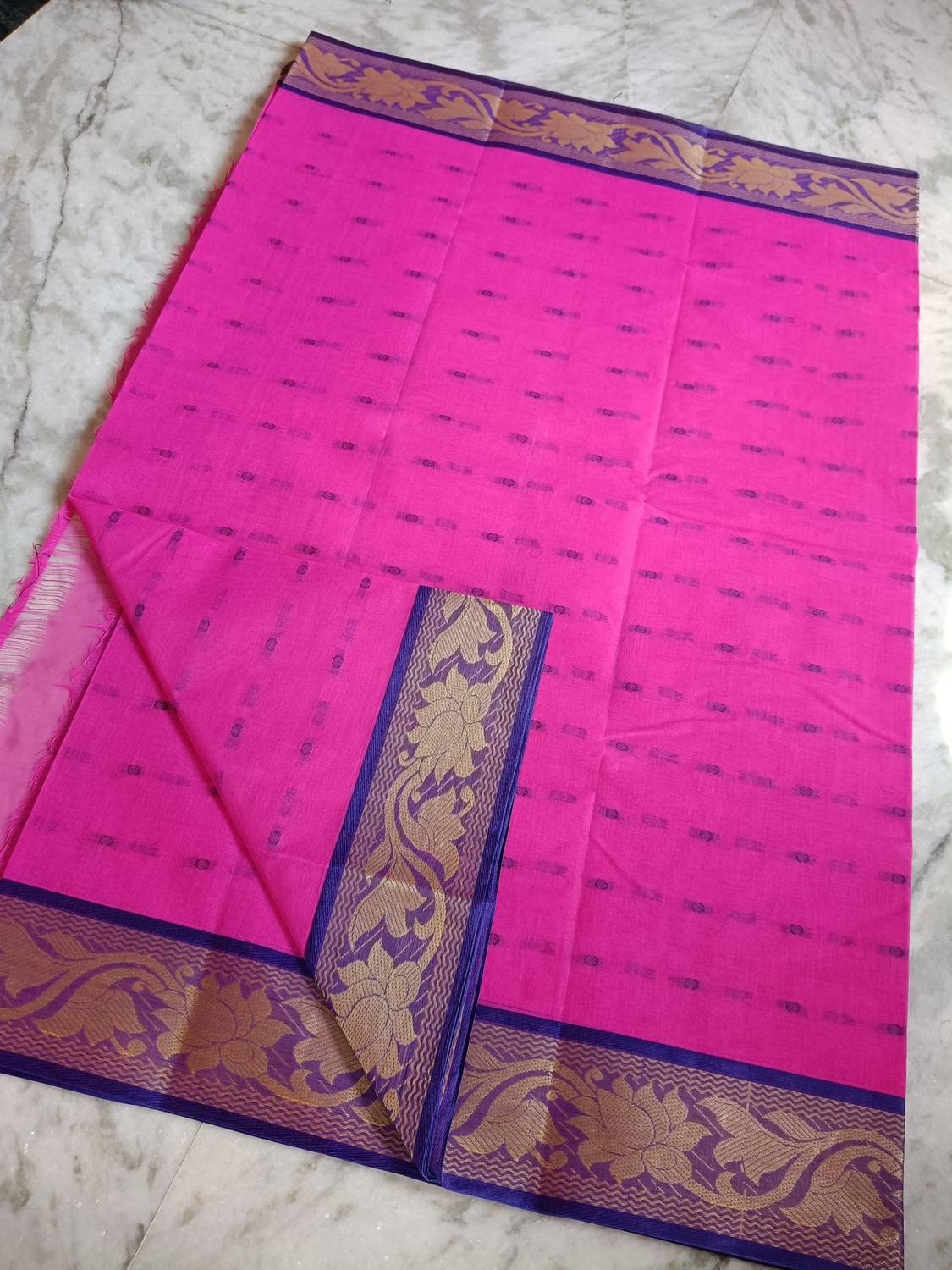 Bikash Dutta Fashion Printed Tant Pure Cotton Saree