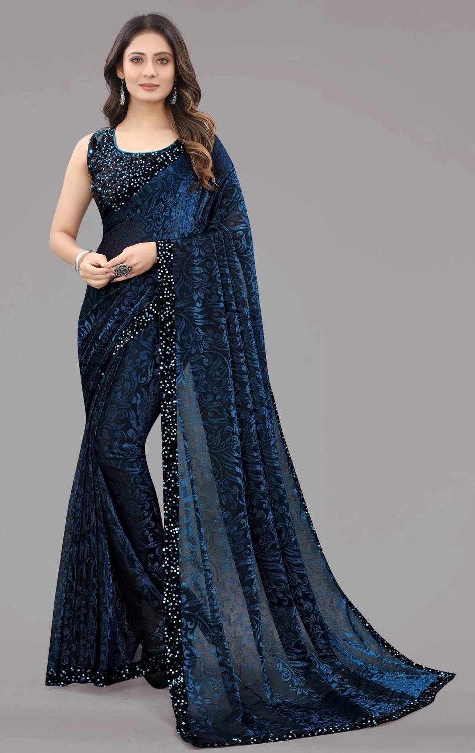 Shree Shyam Creation Digital Print, Embroidered, Solid/Plain, Pri