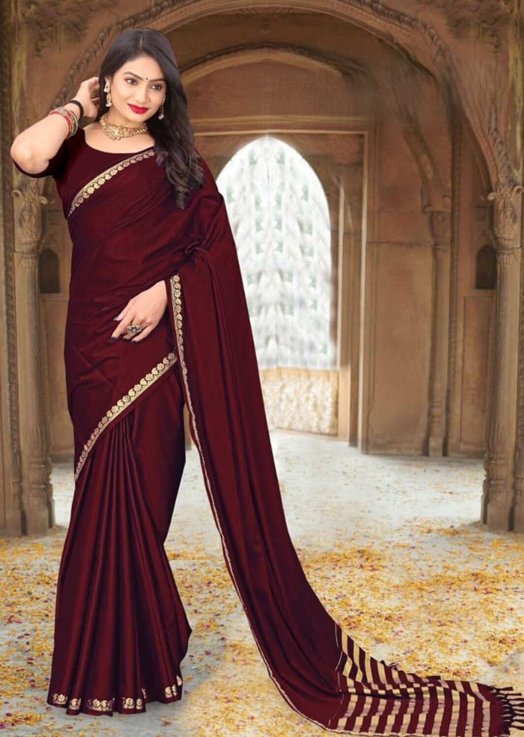 Image of Fab Silk Woven Mysore Cotton Silk Saree