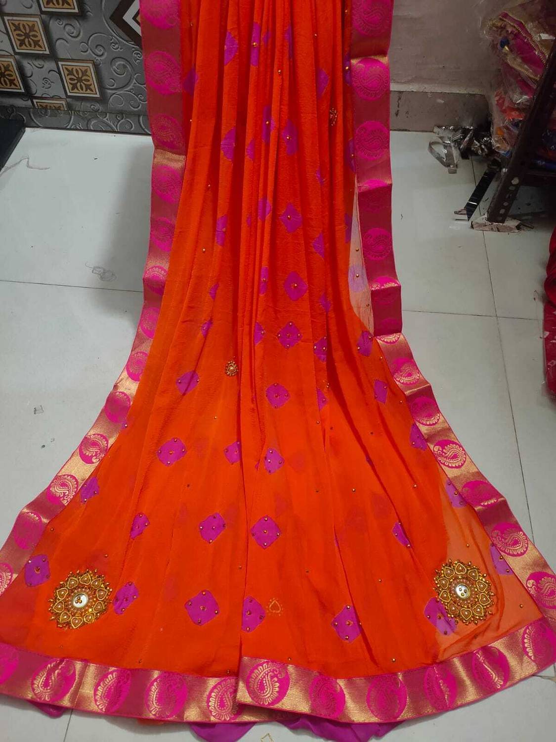 HouseOfCommon Checkered, Blocked Printed, Hand Painted, Self Desi