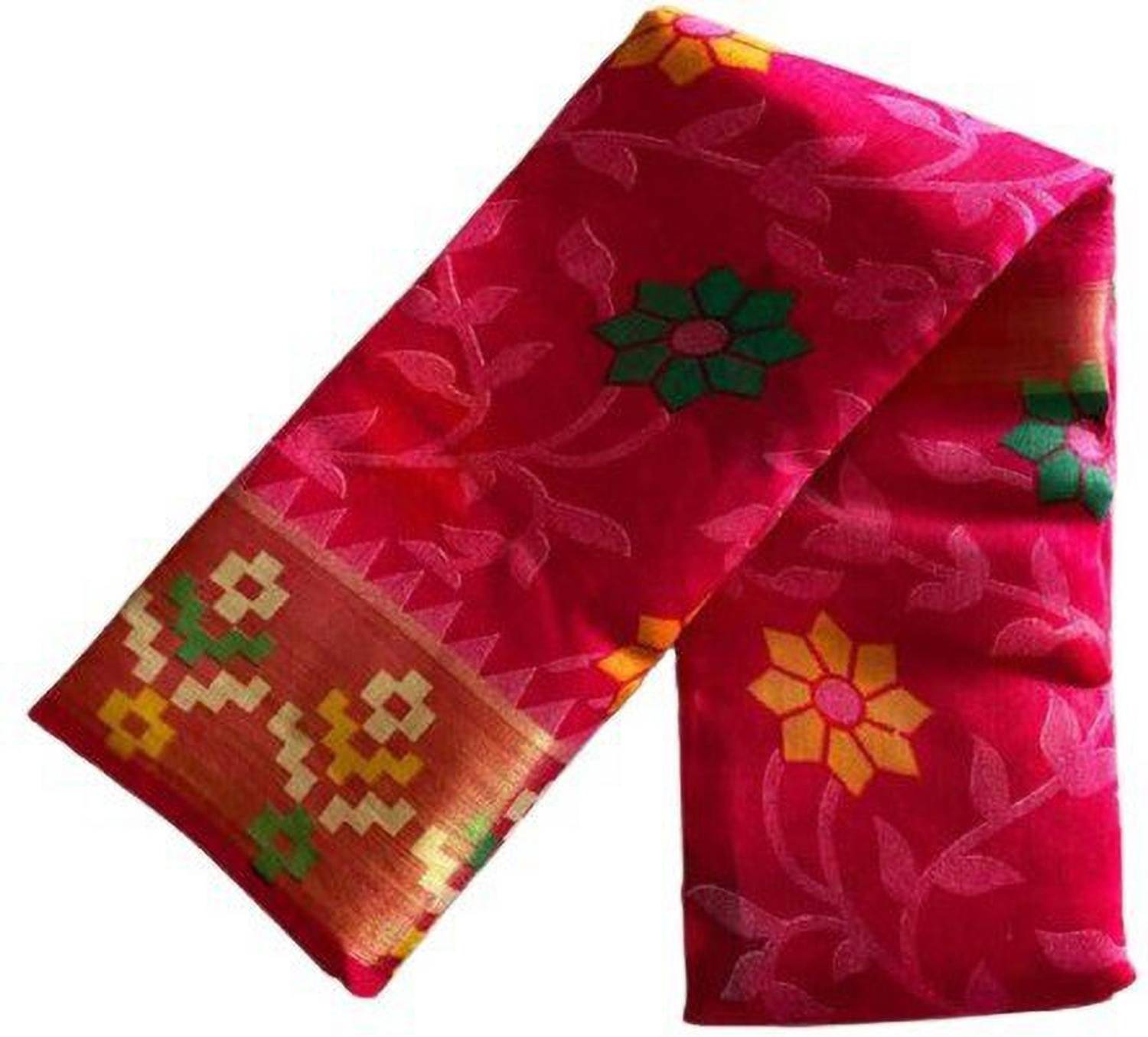 Adrika Ombre, Dyed Kalamkari Lycra Blend Saree