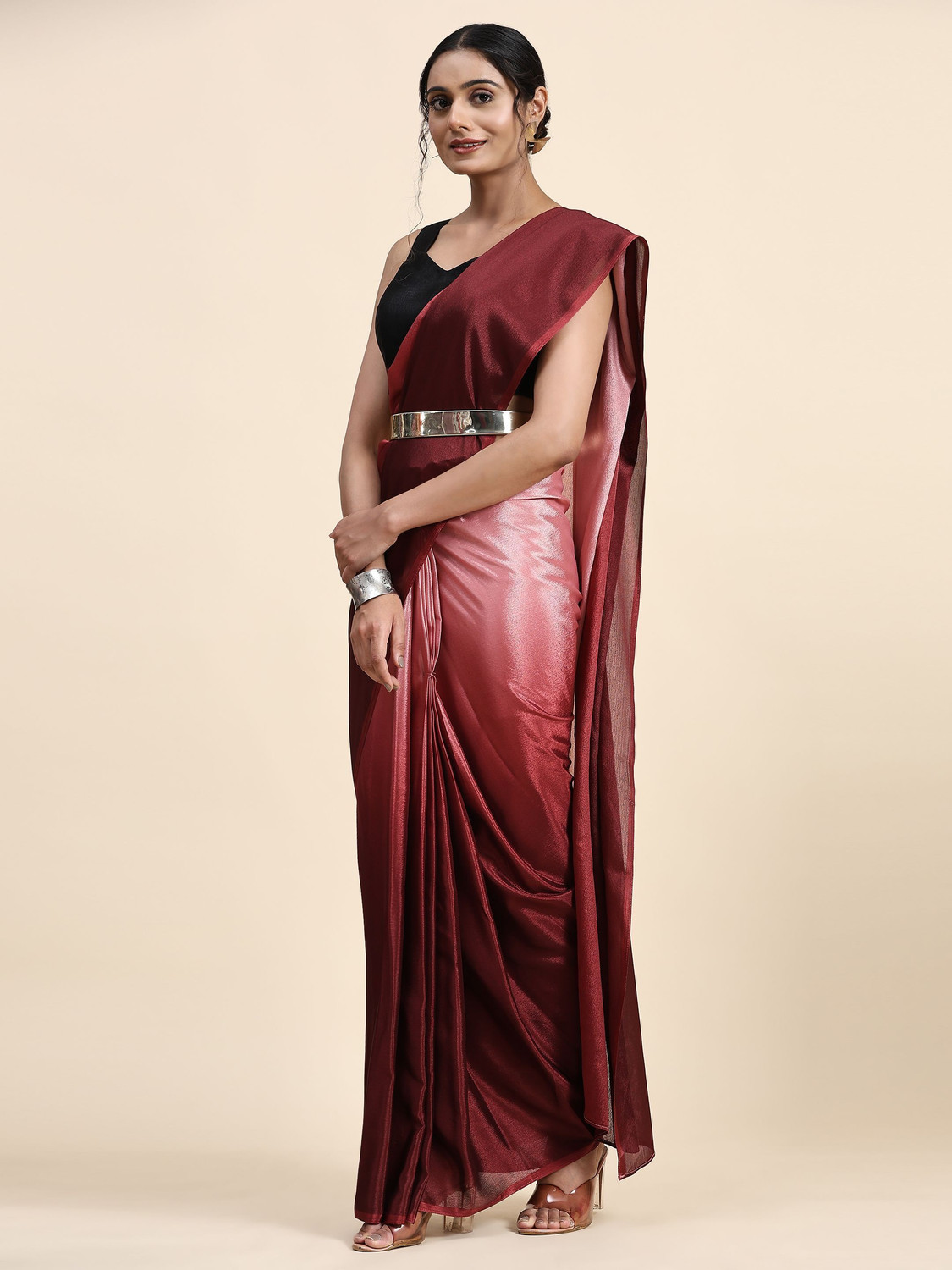 Image of Rachna Ombre Daily Wear Chiffon Saree
