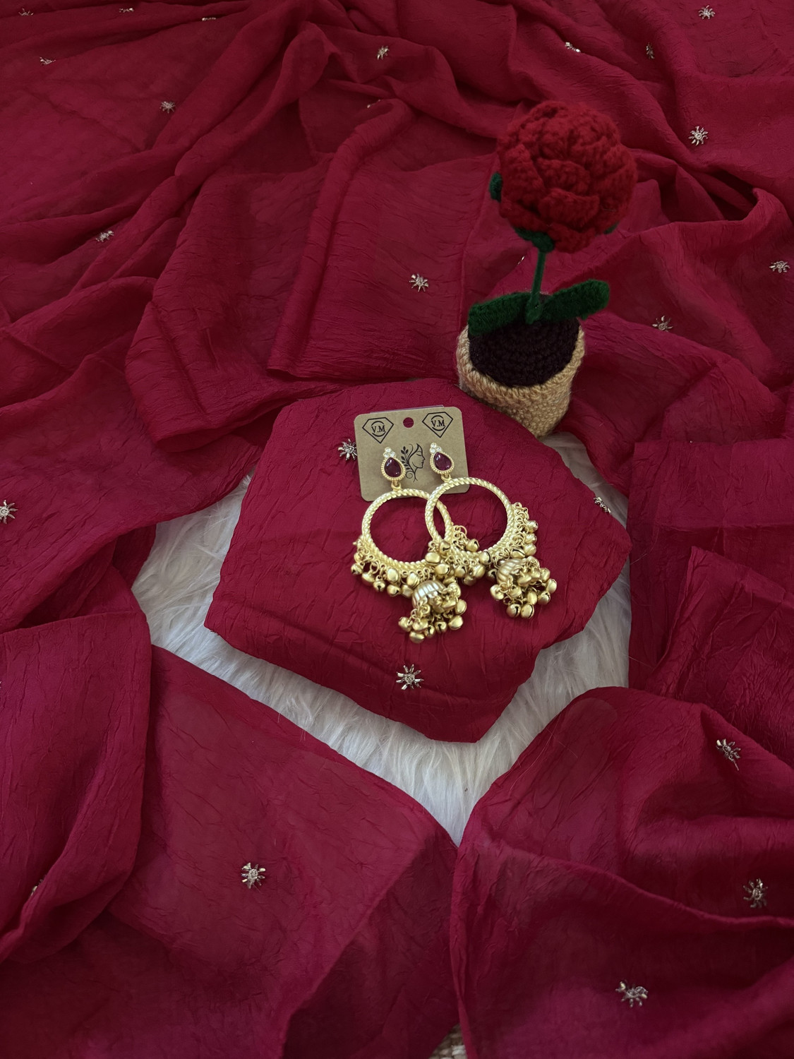 Image of sadika Embroidered Daily Wear Art Silk, Silk Blend Saree