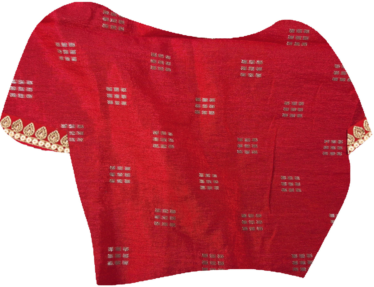 Image of Laxmipati sarees Striped Saree with Attached Blouse Chiffon Saree