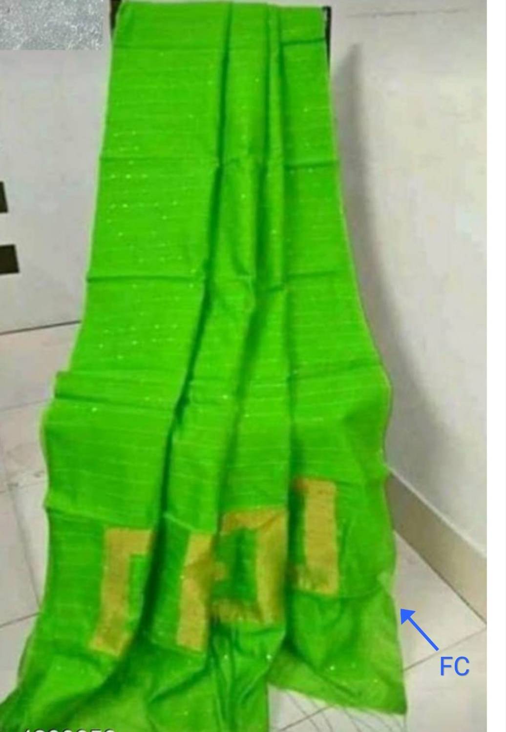 sourav biswas Self Design Handloom Cotton Silk Saree