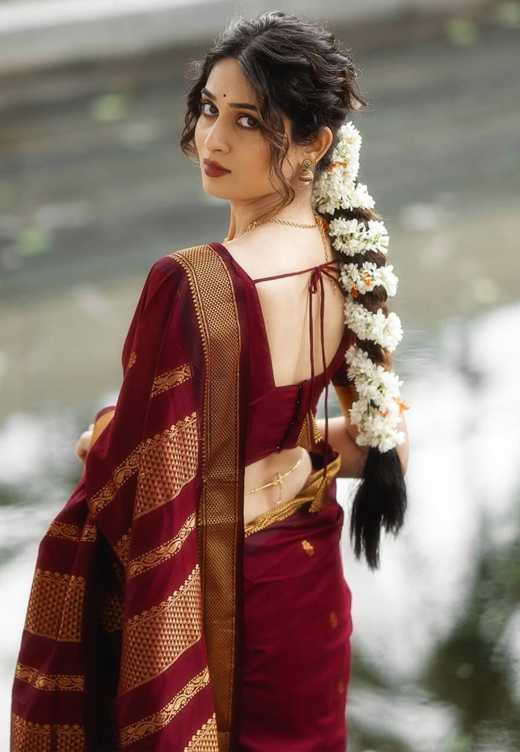 Image of Priyashi Woven Banarasi Cotton Silk, Jacquard Saree