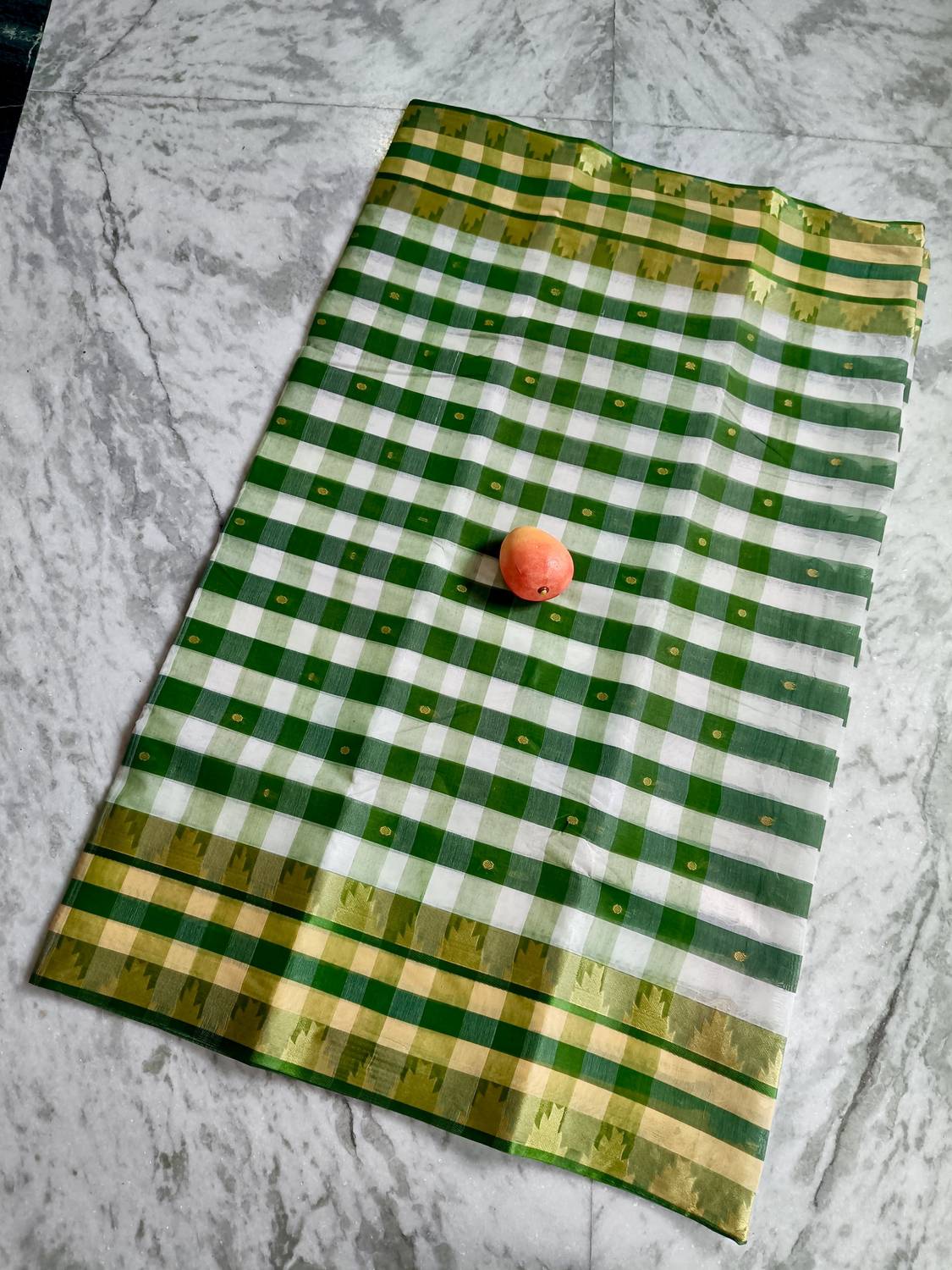 BDF Fashion Printed Tant Pure Cotton Saree