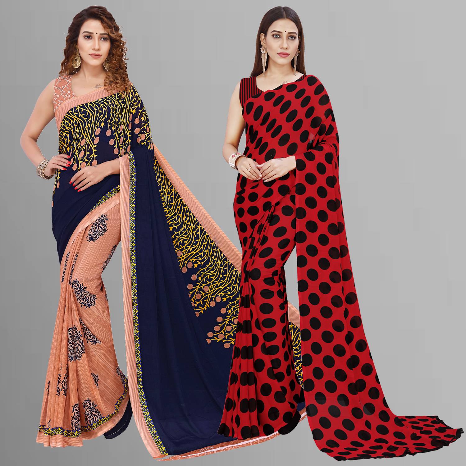 Anand Sarees Paisley, Floral Print, Printed Daily Wear Georgette Saree