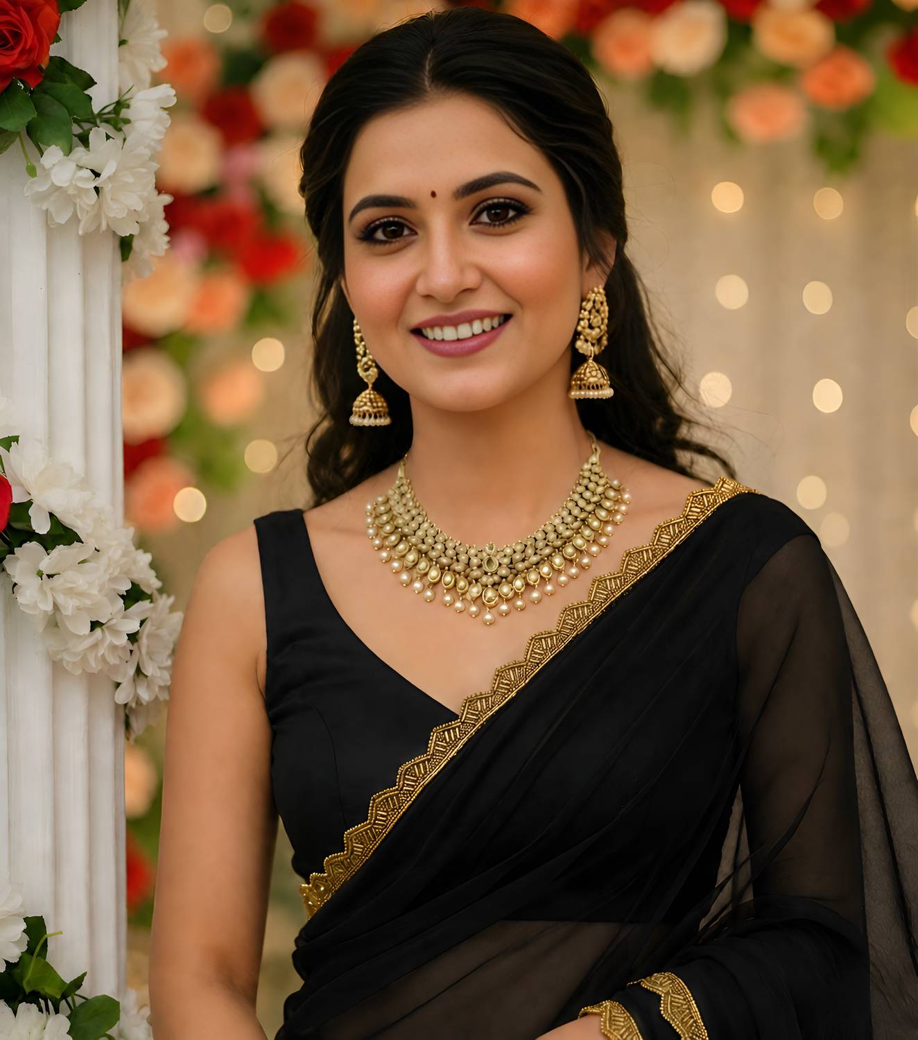 Aastikay Embroidered Daily Wear Net, Organza Saree