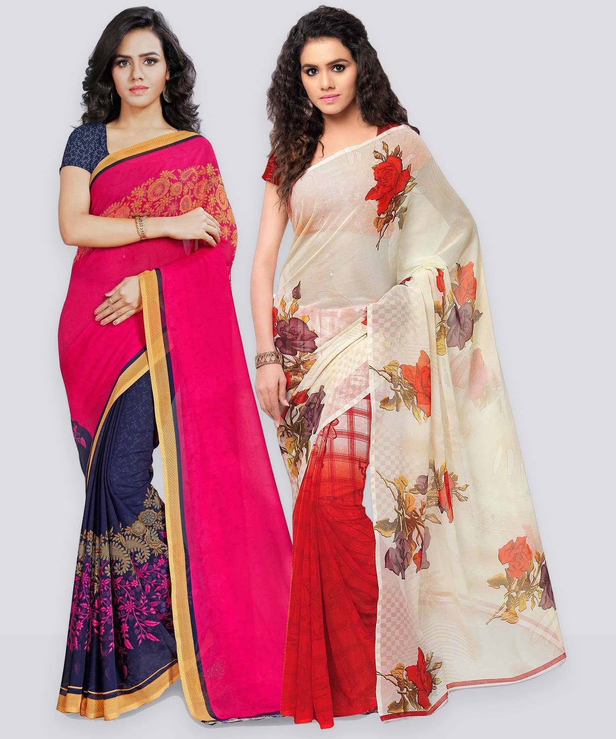 Anand Sarees Printed Daily Wear Georgette Saree