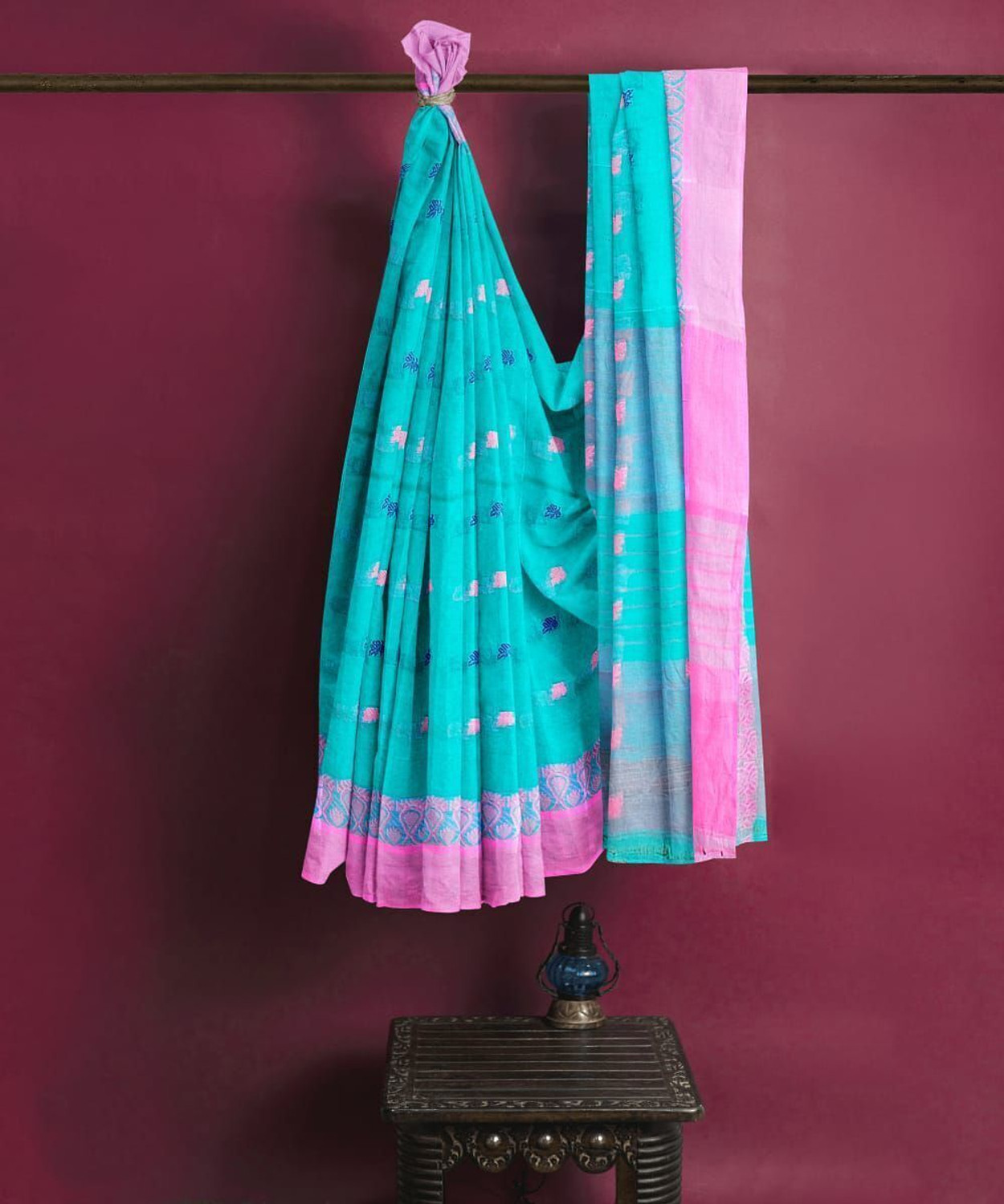 Image of Aishani tant saree ghar Printed Tant Pure Cotton Saree