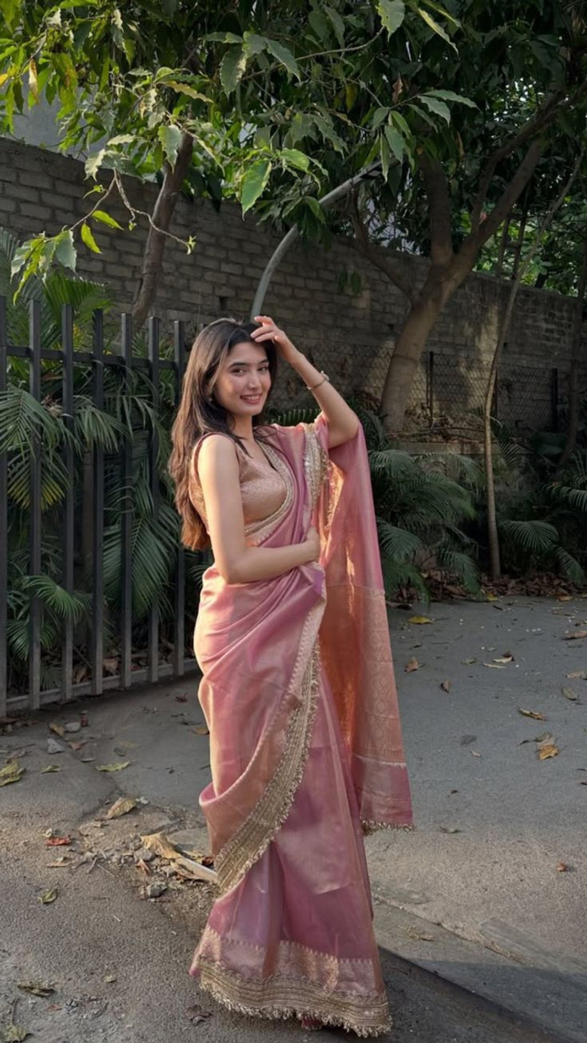 Image of Banaras silk palace Woven Banarasi Tissue Saree