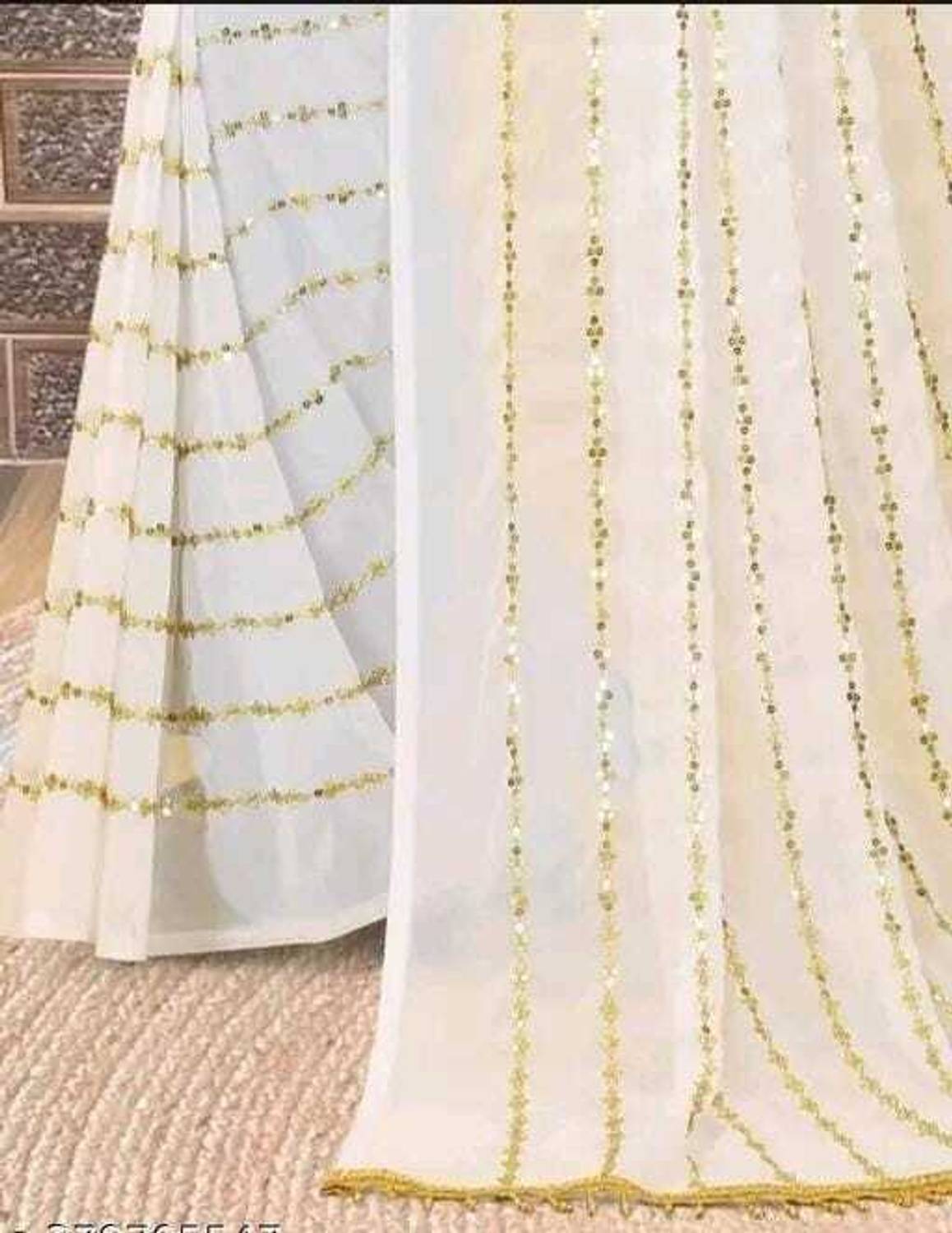 riddhisa fashion Embroidered Georgette Saree - Image 3