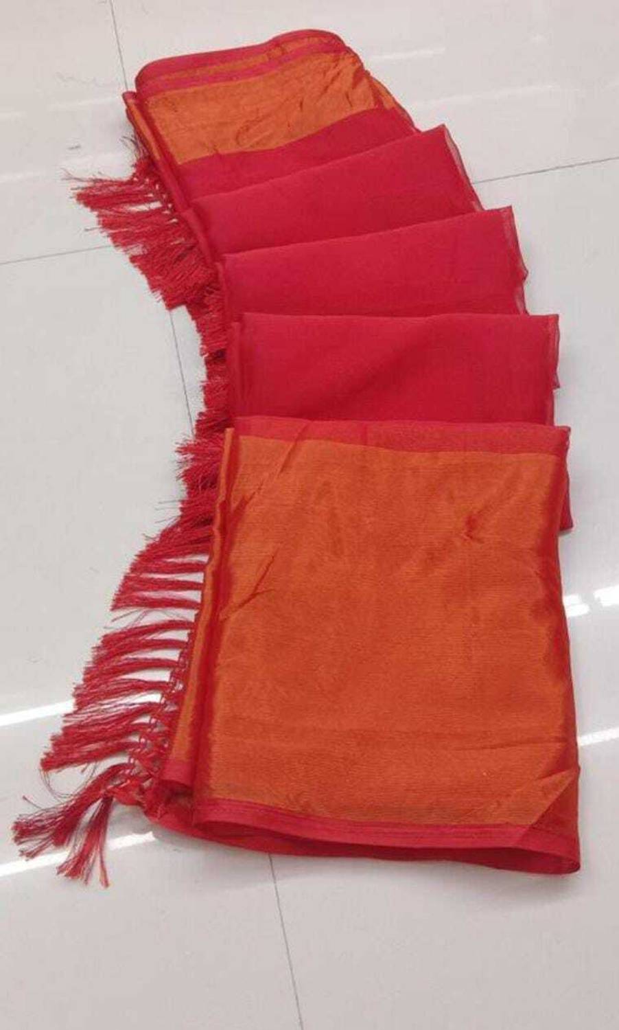 Aaradhna Dyed Daily Wear Chiffon Saree