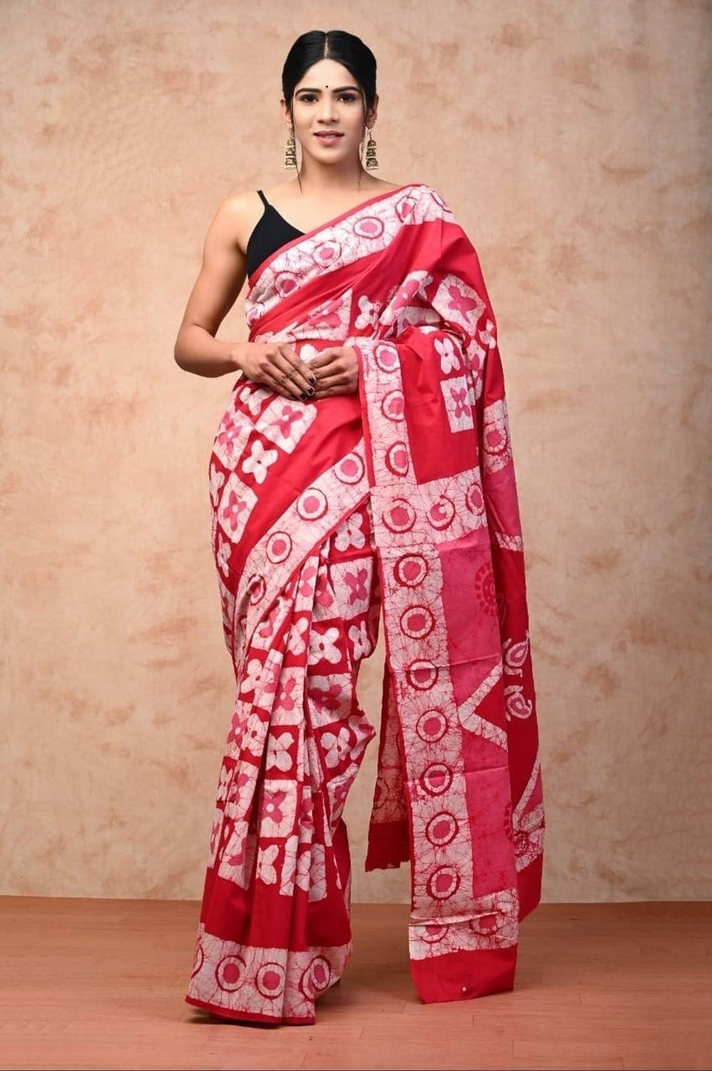 Arpita Fashion Digital Print, Solid/Plain Bollywood Cotton Linen Saree