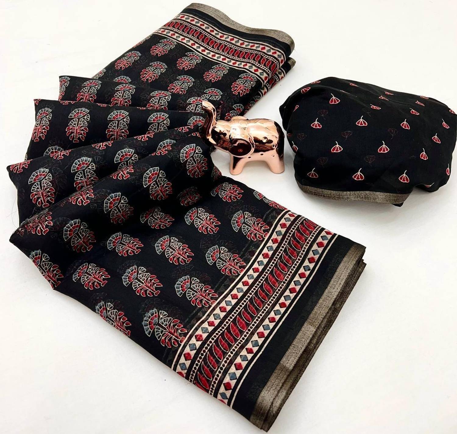 Buy Triyasha Woven Bollywood Art Silk Black Sarees Online @ Best Price In India | Flipkart.com