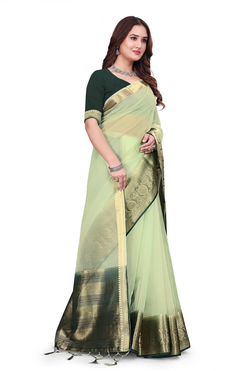 Aarunika SST Woven Bollywood Organza Saree