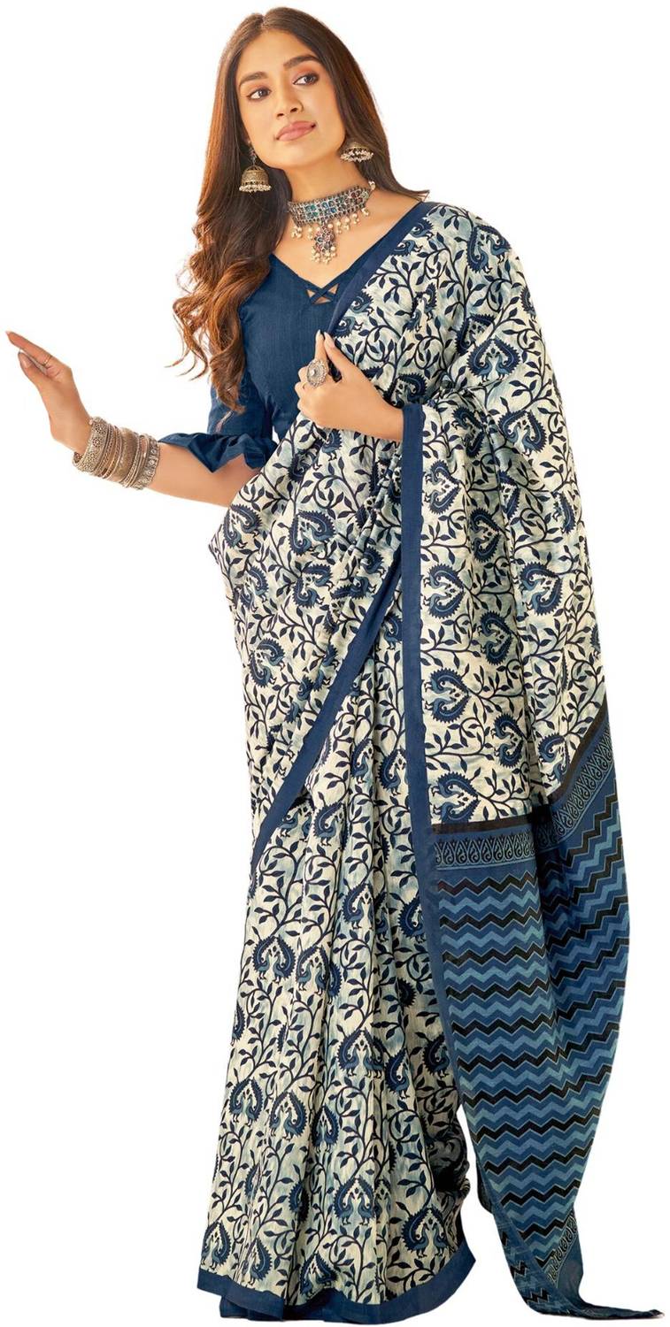 Akhilam Embroidered Mysore Art Silk Saree