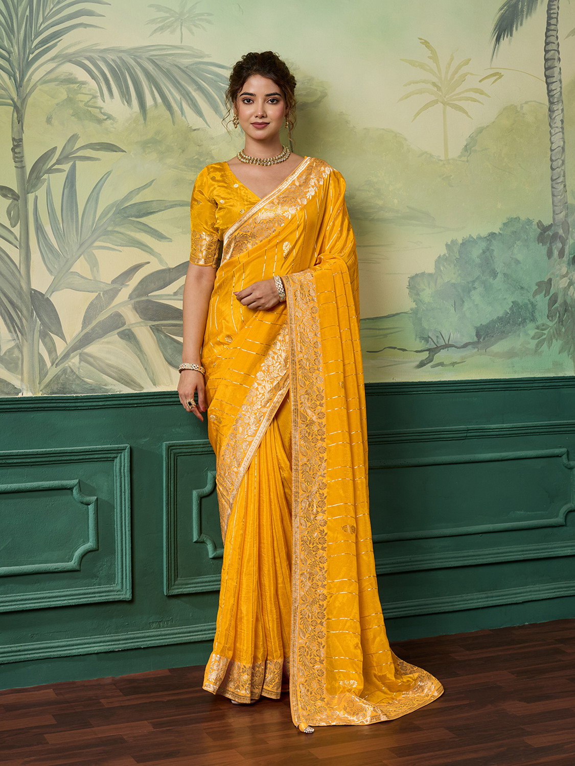 Image of SOHINI NX Embellished Bollywood Crepe Saree