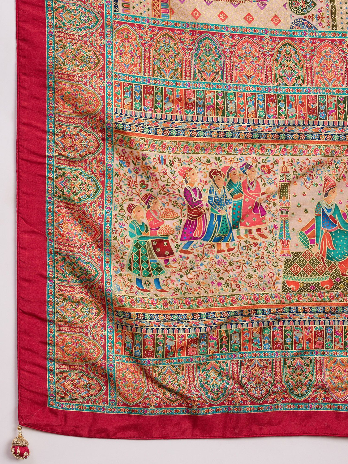 Image of ANOUK Woven Banarasi Silk Blend Saree