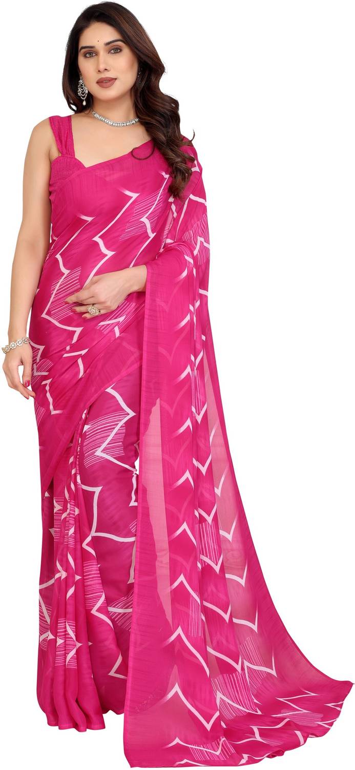TTH Printed Bollywood Georgette Saree