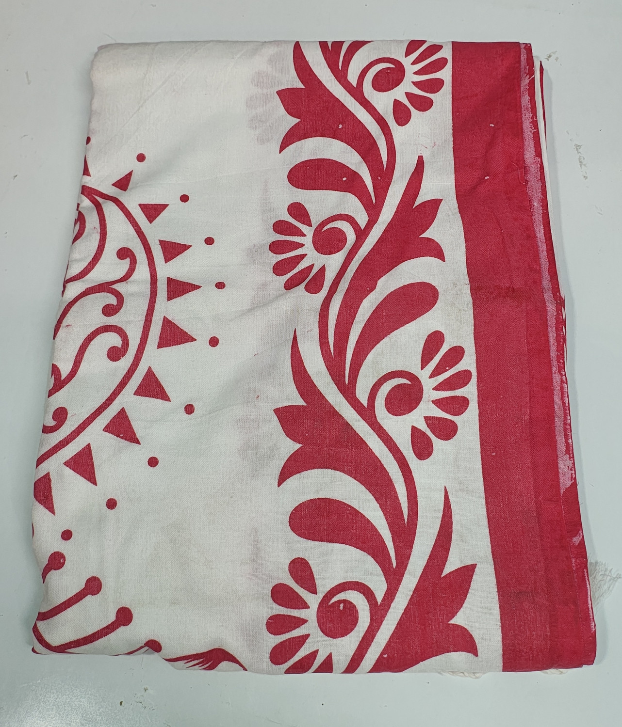 Image of nandu Printed Hand Batik Pure Cotton Saree