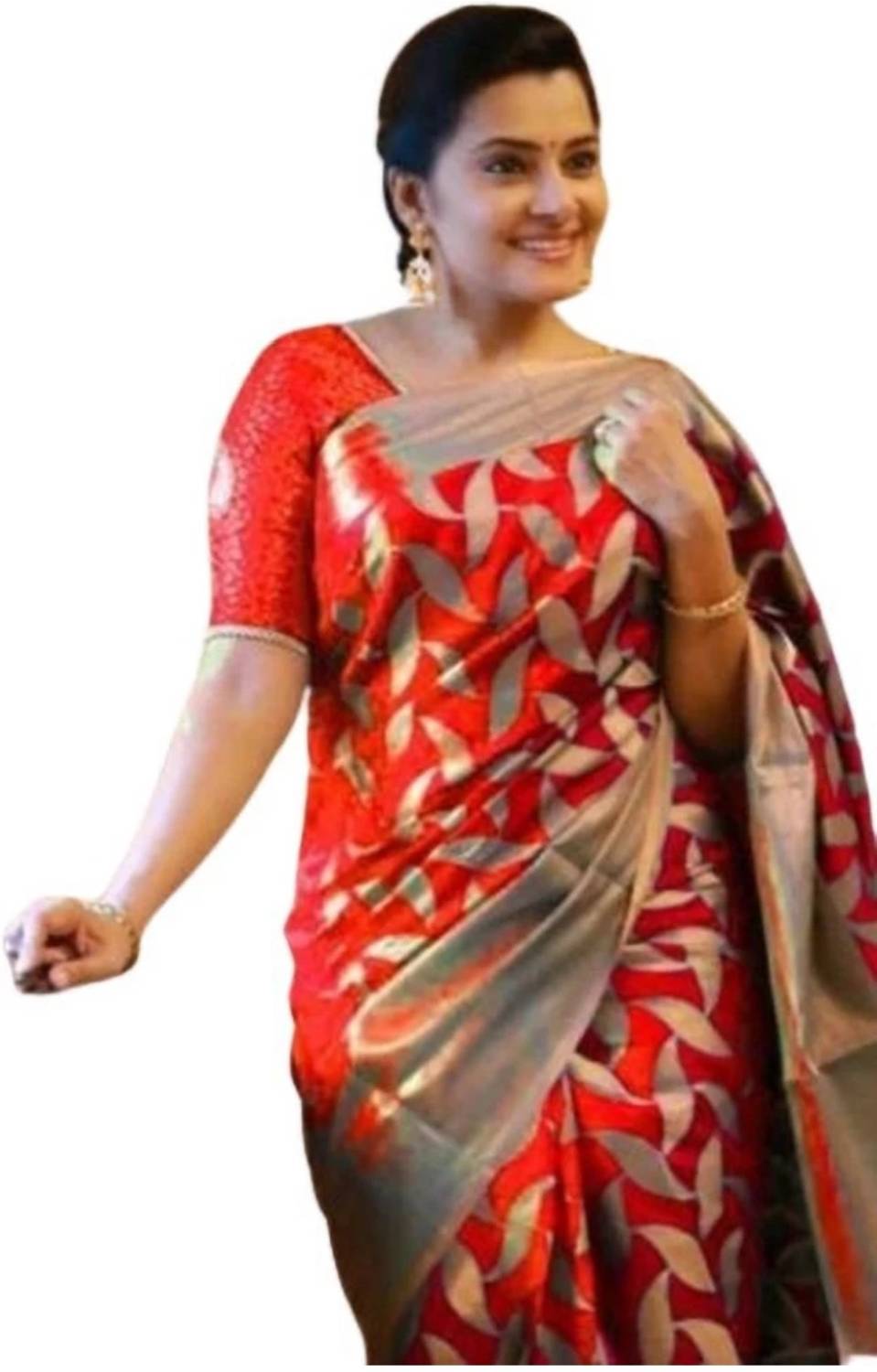 Kartvya Woven Kanjivaram Silk Blend Saree