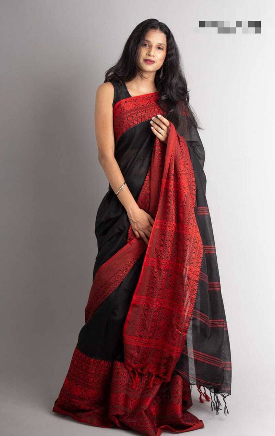 Balika bodhu Woven Handloom Pure Cotton Saree