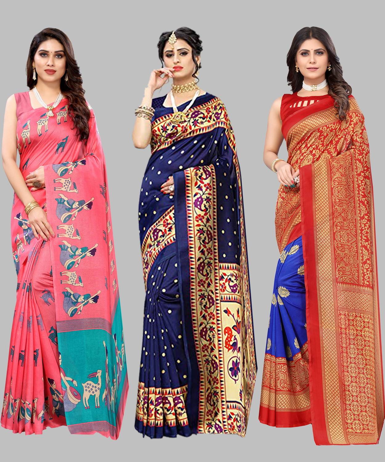 ANIRAV Woven Mysore Art Silk Saree
