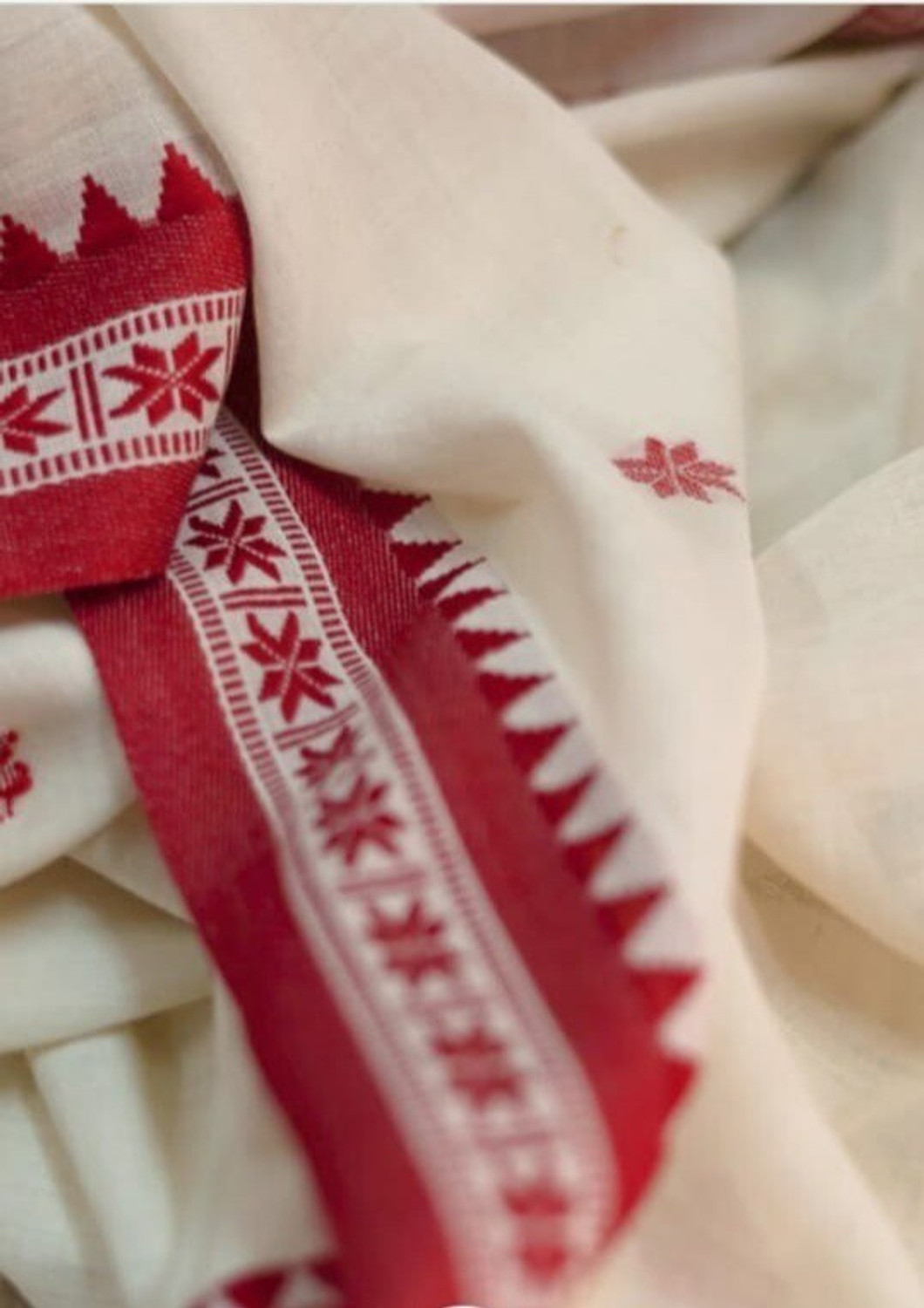 Image of Balorampal Printed Handloom Pure Cotton Saree