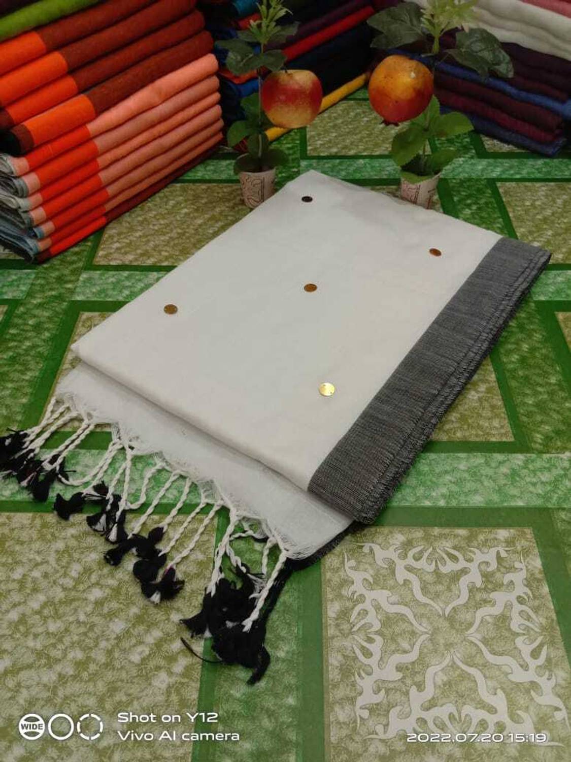 Moumitasaree Solid/Plain, Woven Tant Pure Cotton Saree