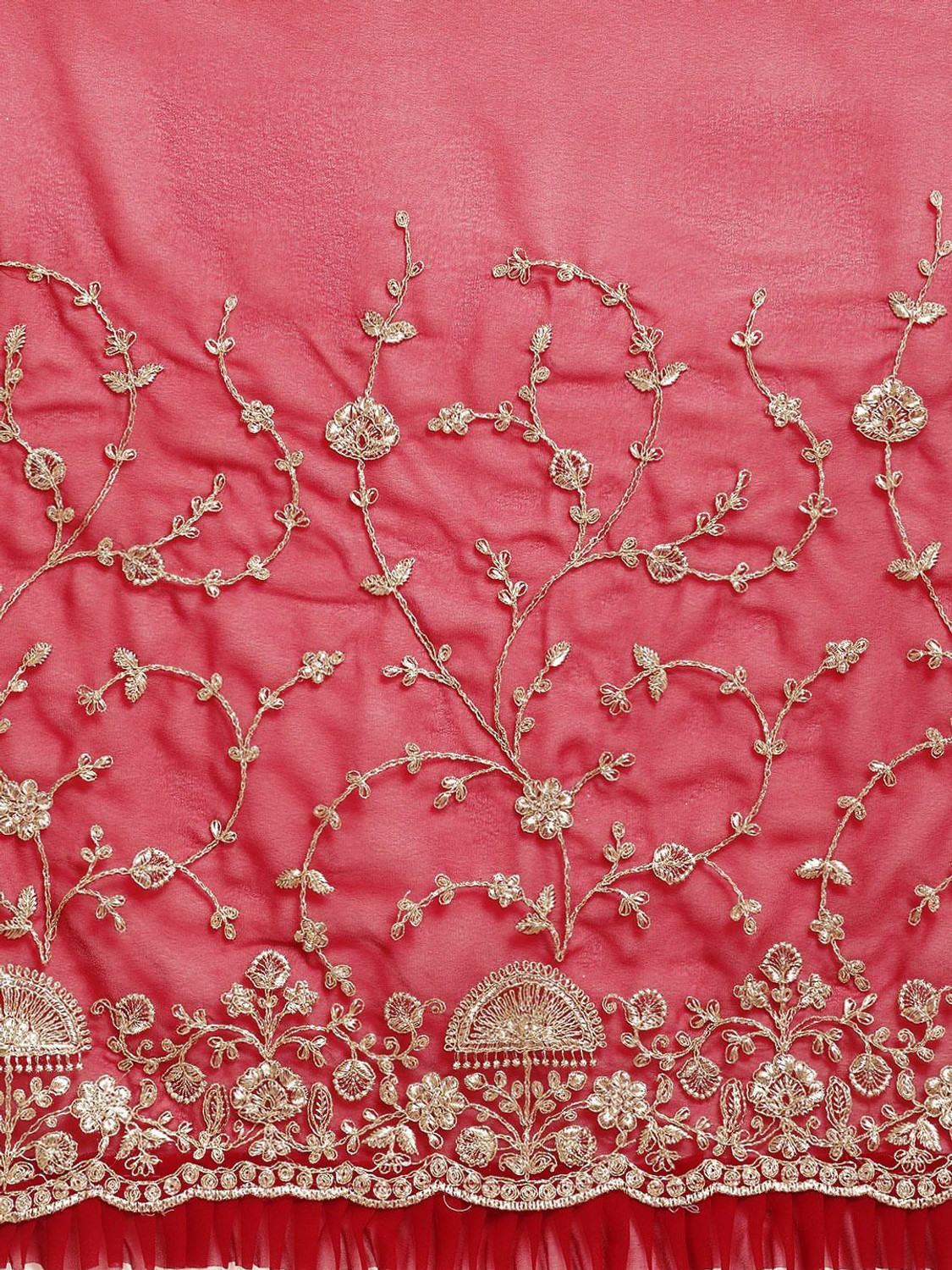 Image of KASEE Embroidered, Woven Bollywood Georgette Saree