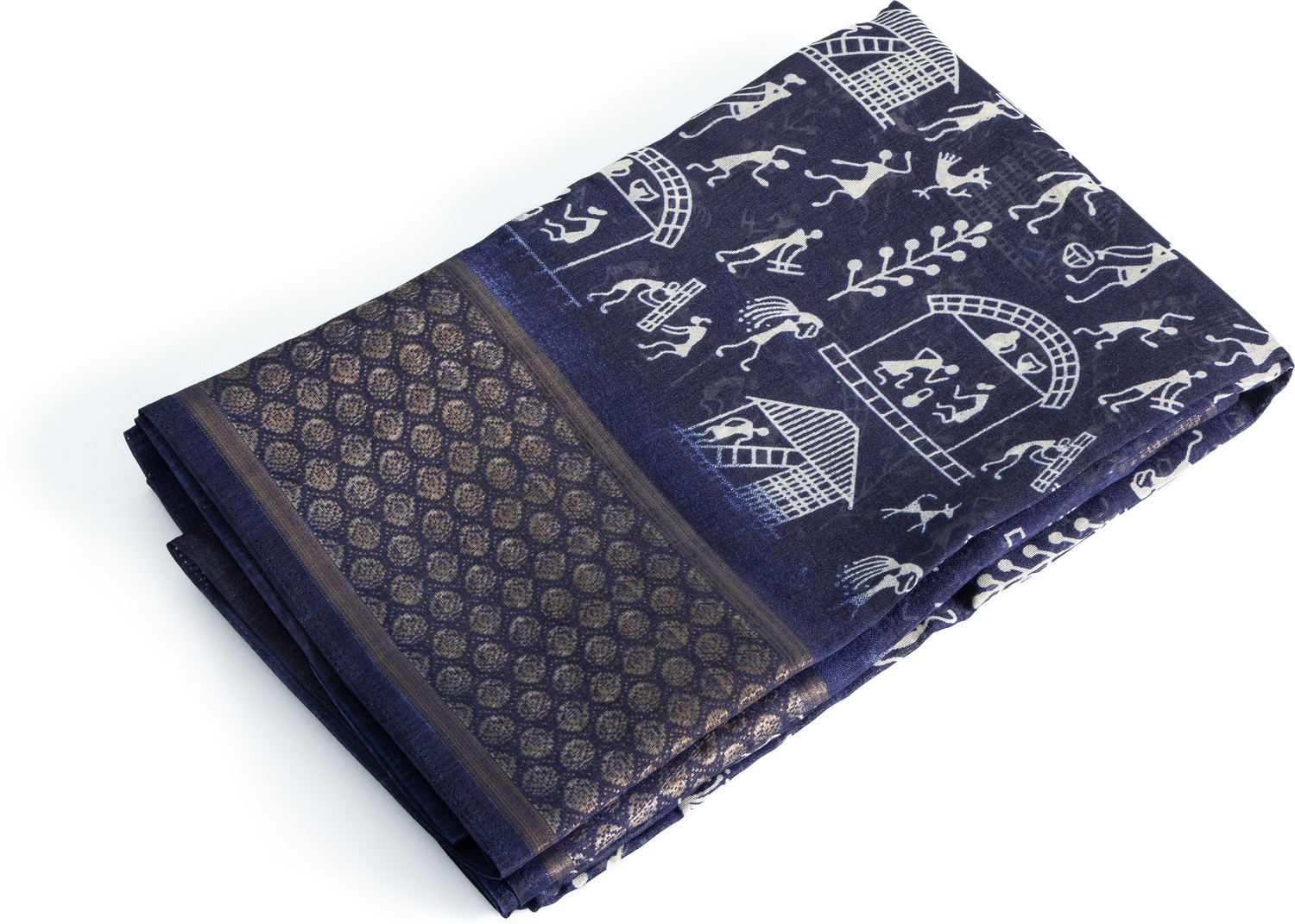 Image of SHELOV Digital Print Daily Wear Cotton Silk Saree