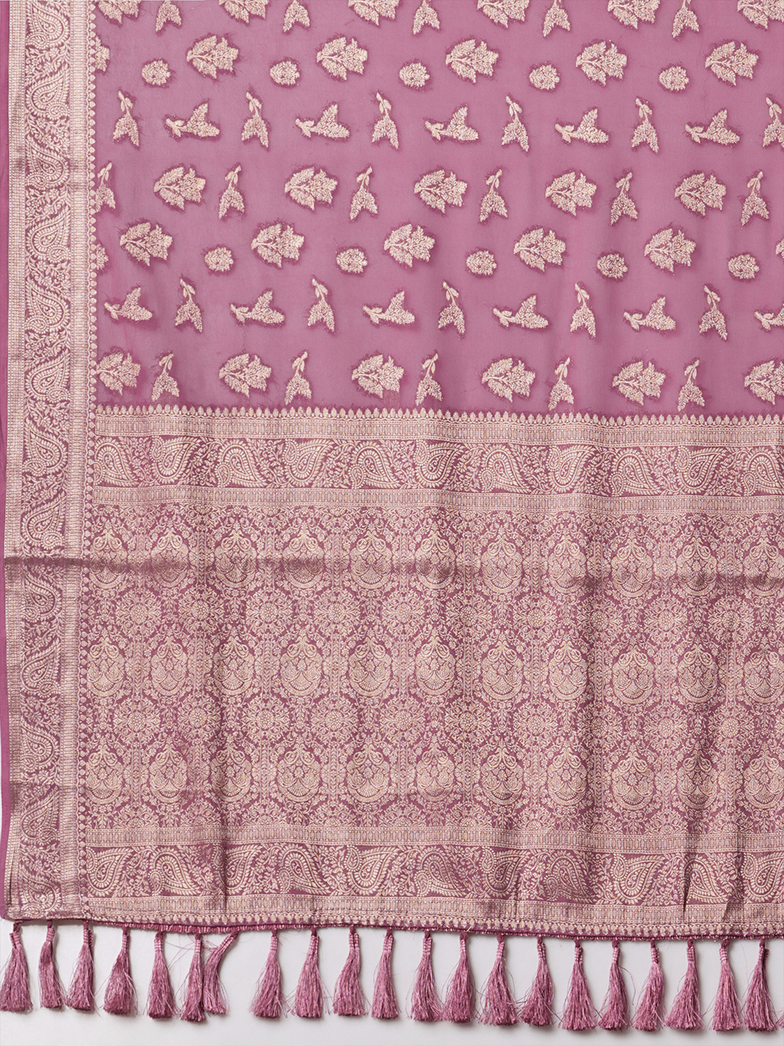 Image of Tasrika Woven Kanjivaram Georgette Saree