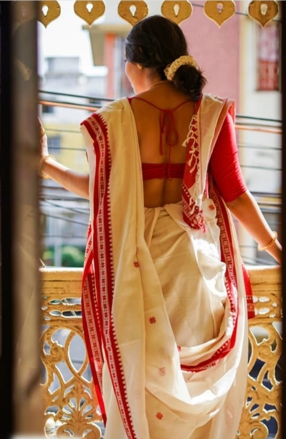 Image of Balorampal Printed Handloom Pure Cotton Saree