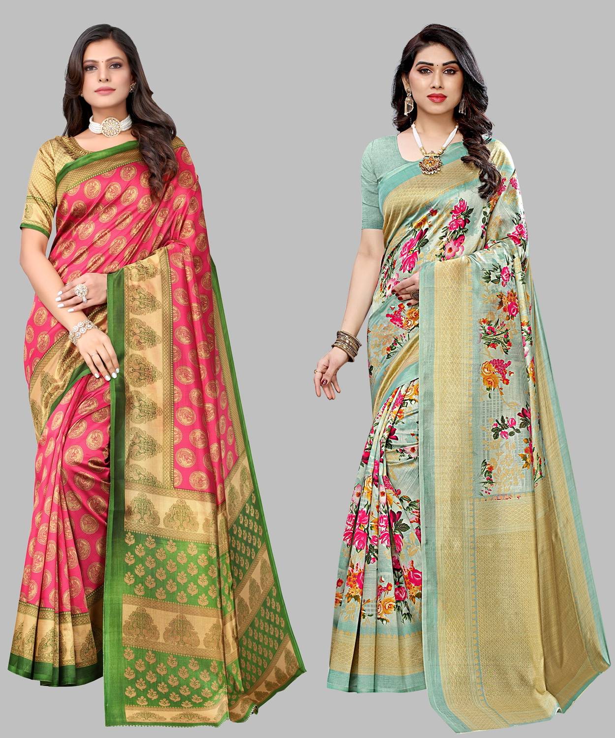 ANIRAV Self Design Mysore Art Silk Saree