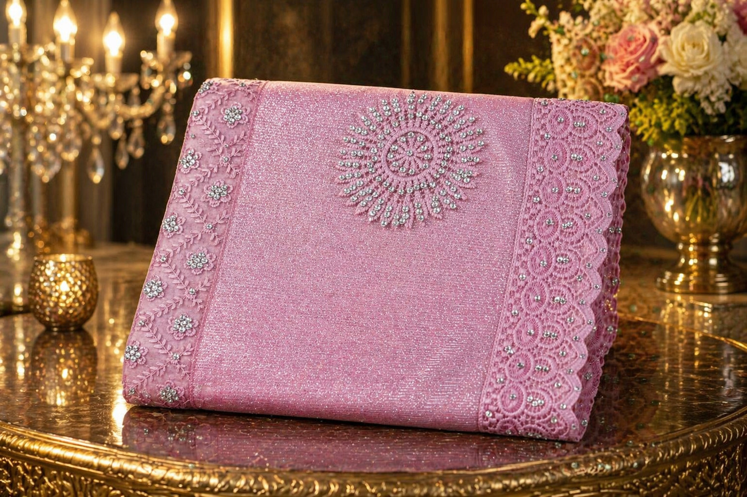 Image of Manpasandbazar Embellished, Embroidered Bollywood Net, Georgette Saree