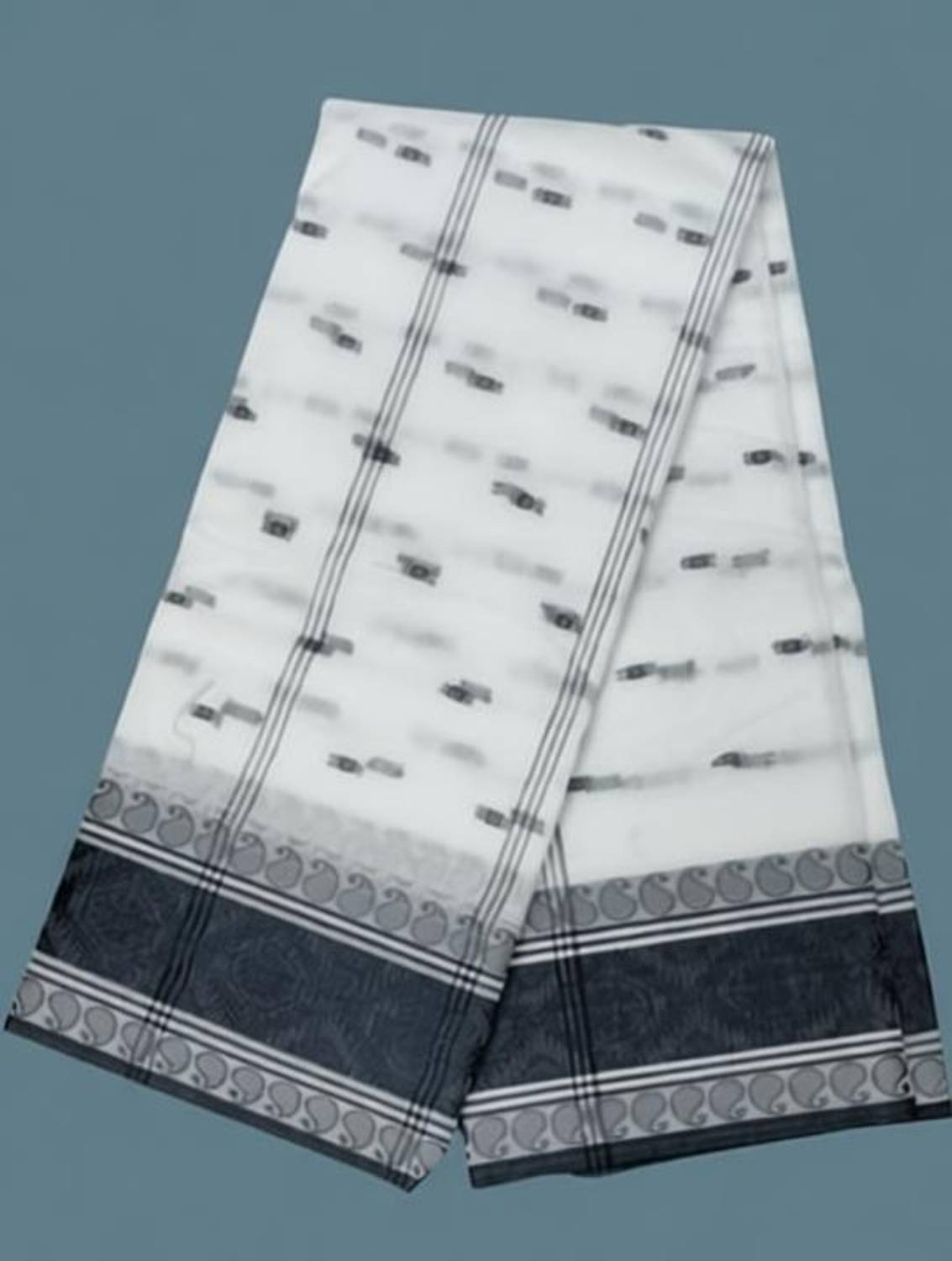 Barshaa Woven, Paisley Tant Pure Cotton Saree