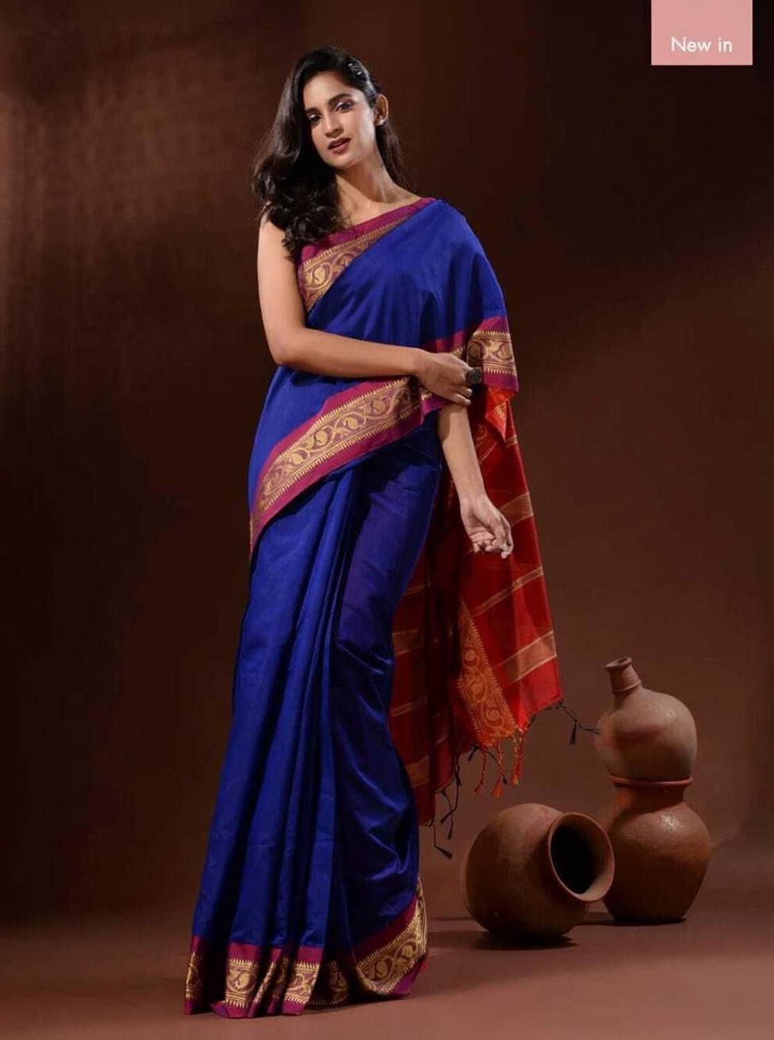 Shyamali Boutique Printed Handloom Cotton Silk Saree