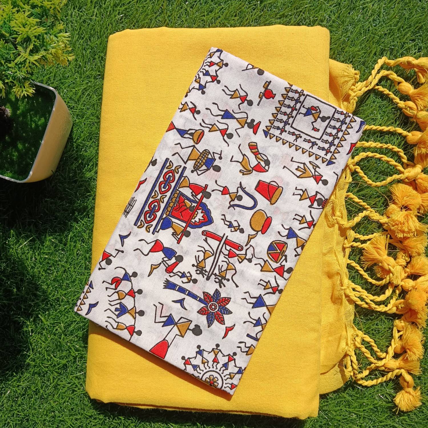 Amita Collections Printed Kalamkari Pure Cotton Saree