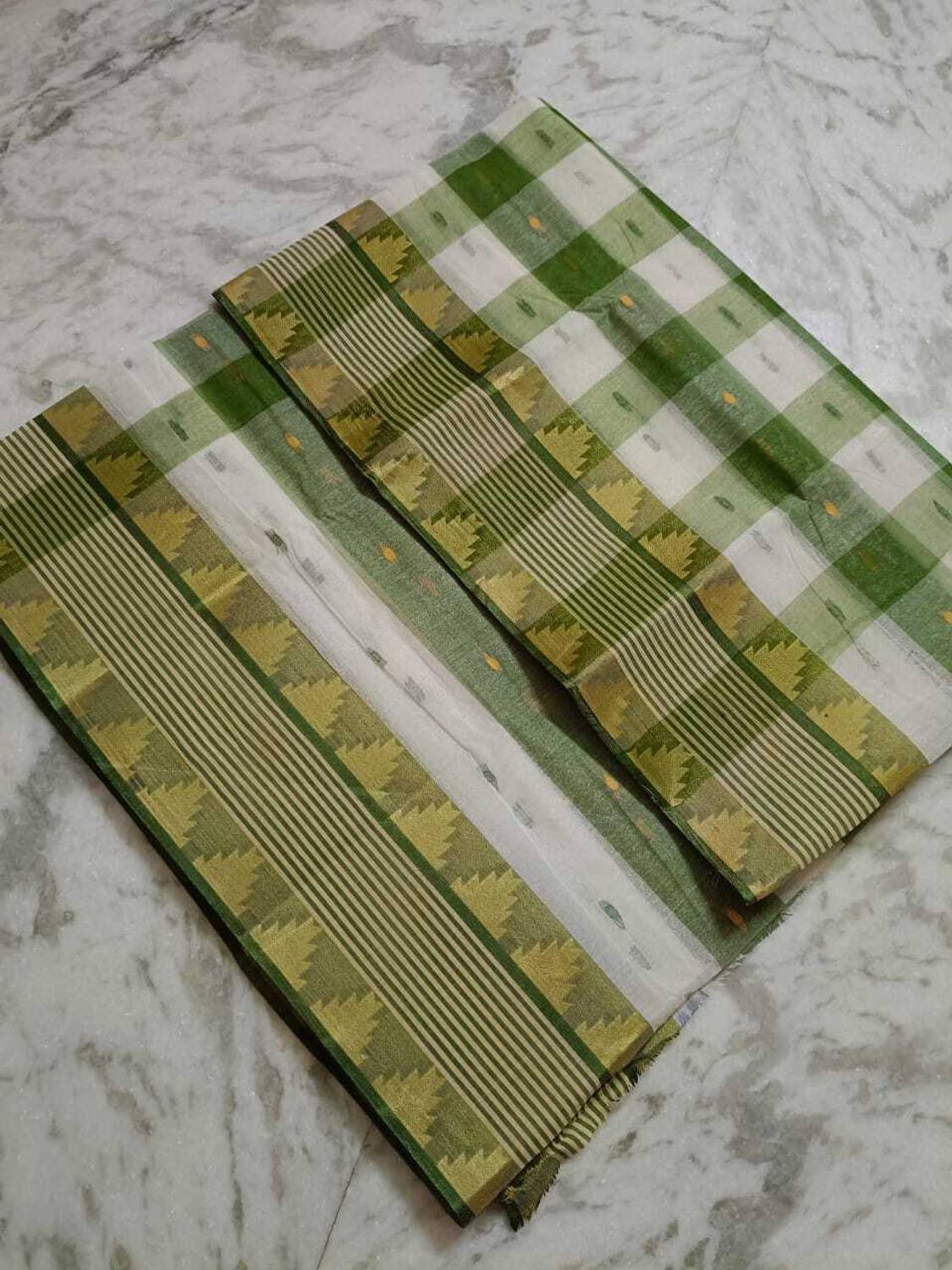 BDF Bikash Dutta Fashion Printed Tant Pure Cotton Saree