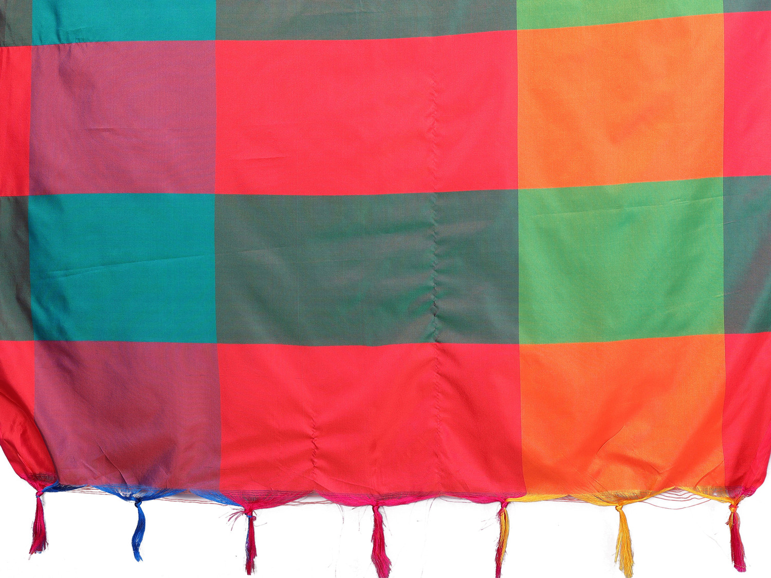 Image of BOLOKA Woven Kanjivaram Cotton Silk Saree
